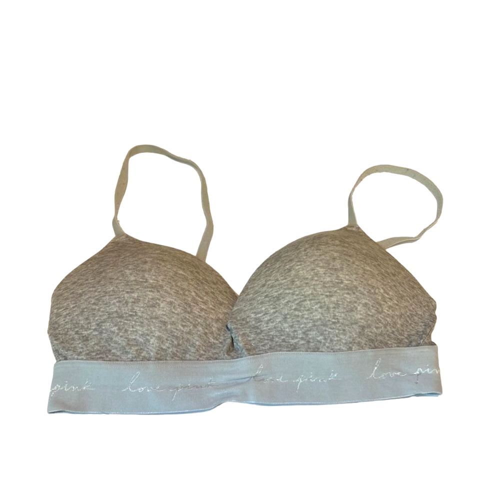 Victoria’s Secret Love Pink Bra Gray